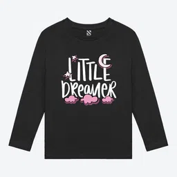 BAESD Girls Printed Full Sleeves Cotton T-shirt-image-77