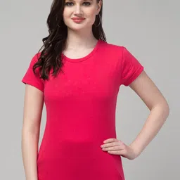 Trend Level Round Neck Pure Cotton Casual T-shirt-image-43