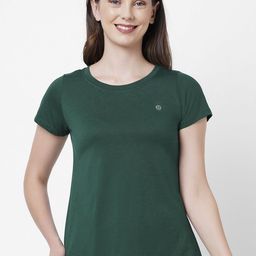Soie Women Green Lounge T-shirt-image-55
