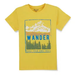 Gini and Jony Boys Graphic Printed Round Neck Cotton T-shirt-image-21