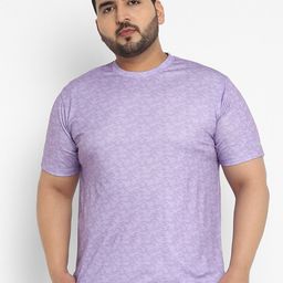 Sztori Plus Size Active Wear Abstract Printed T-shirt-image-11