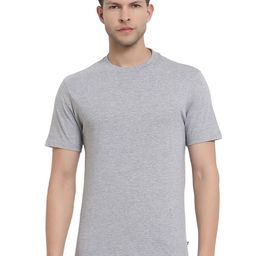 PROTEENS Men Grey Solid T-shirt-image-56