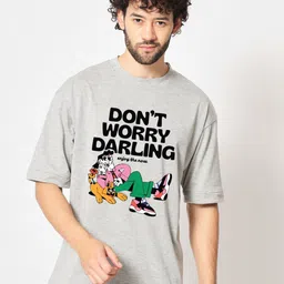 Imsa Moda Graphic Printed Oversized Longline Cotton T-shirt-picture-28