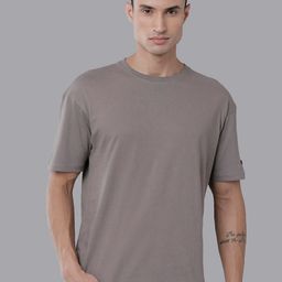 Voi Jeans Round Neck Pure Cotton T-shirt-image-0