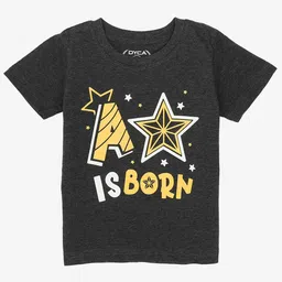 DYCA Boys Printed Raw Edge T-shirt-30