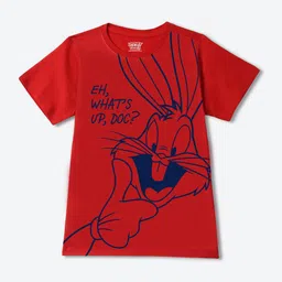 YK Warner Bros Boys Printed Raw Edge T-shirt-picture-30