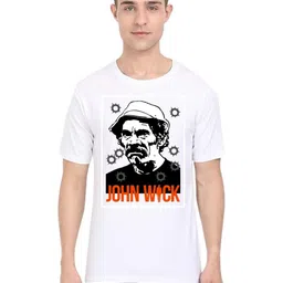 BAESD Men Printed Raw Edge T-shirt-image-76