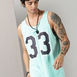 Rodzen Men Green Typography Printed Raw Edge T-shirt-image-21