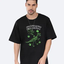 Mad Over Print Graphic Printed Round Neck Cotton Oversized T-shirt-image-67