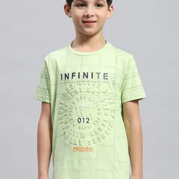 Monte Carlo Boys Typography Printed Round Neck T-shirt-image-79