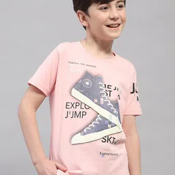 Monte Carlo Boys Round Neck Short Sleeves Graphic Printed T-shirt-image-60