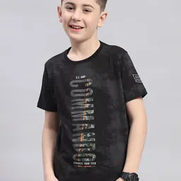 Monte Carlo Boys Typography Printed Cotton T-shirt-picture-35