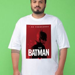 Bewakoof Plus Graphic Printed Drop-Shoulder Sleeves Oversized Pure Cotton T-shirt-image-89