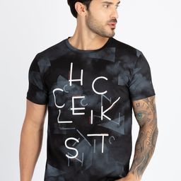 Status Quo Typographic Printed Round Neck Pure Cotton T-shirt-image-69