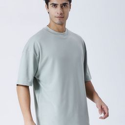 HOUSE OF RS Men Printed Drop-Shoulder Sleeves Raw Edge T-shirt-image-51