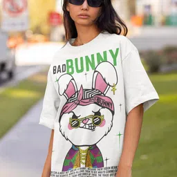 CAPTCHA Extended Sleeves Typography  Printed Cotton Casual T-shirt-image-25