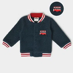 MiArcus Infant Kids Striped Mandarin Collar Long Sleeves Lightweight Open Front Jacket-18