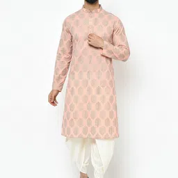 KISAH Ethnic Motifs Printed Regular Kurta With Dhoti Pants-picture-17