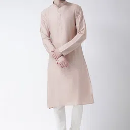 KISAH Mandarin Collar Straight Kurta with Churidar-image-93