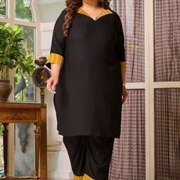 PrettyPlus by Desinoor.com Women Regular Kurta with Palazzos-44