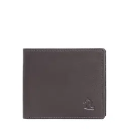 Kara Men Brown Solid Two Fold Leather Wallet-picture-14