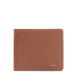Kara Men Brown Solid Two Fold Leather Wallet-picture-15