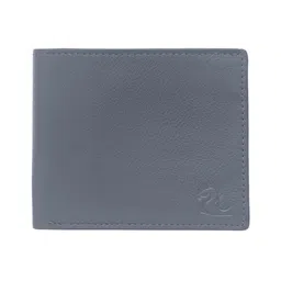 Kara Men Blue Solid Two Fold Leather Wallet-picture-24