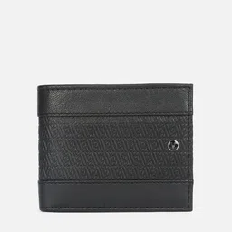 Van Heusen Men Textured Leather Two Fold Wallet-3