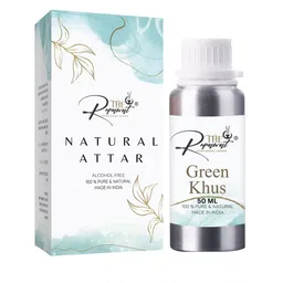 THE RUPAWAT Perfumery House Green Khus 100% Natural & Pure Alcohol Free Attar - 50 ml-image-4