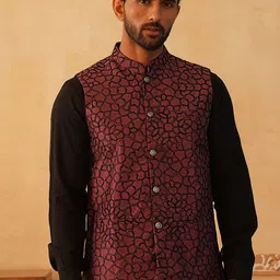 Jompers Embroidered Nehru Jacket-picture-44