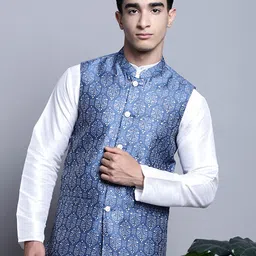 Jompers Printed Nehru Jacket image 1