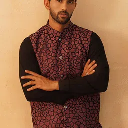 Jompers Embroidered Nehru Jacket-42