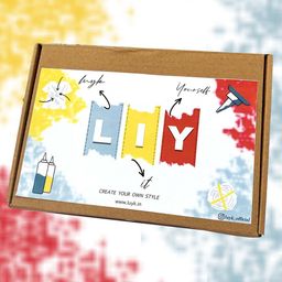 luyk Kids Red & Pink Tie & Dyed DIY T-Shirt Kit-24