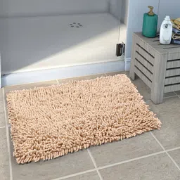 Saral Home Beige Anti-Skid Bath Mat-image-46