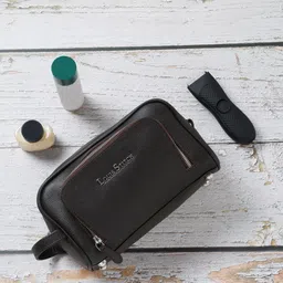 LOUIS STITCH Leather Travel Toiletry Kit-22
