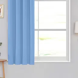 Divine Casa Turquoise Blue Window Curtain-image-14