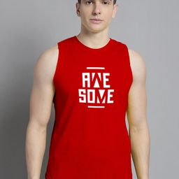 FBAR Typography Printed Bio Wash Pure Cotton Innerwear Gym Vests 1011FBAE390-03-XS-image-77