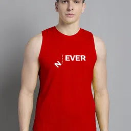 FBAR Typography Printed Pure Cotton Sleeveless Innerwear Vest-image-78
