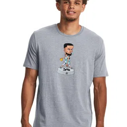 UNDER ARMOUR UA Curry Bobblehead Printed Relaxed-Fit T-Shirt-image-20