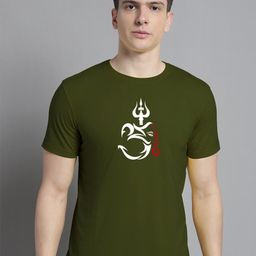 FBAR Typography Printed Raw Edge Slim Fit T-shirt-image-53