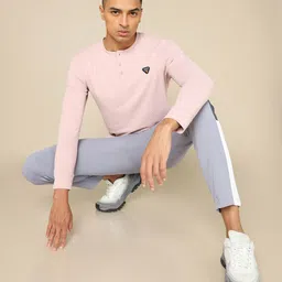 Technosport Men Henley Neck Slim Fit T-shirt-image-71