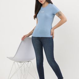 Tommy Hilfiger Women V-Neck Pockets Slim Fit T-shirt-image-95