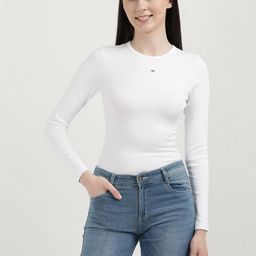 Tommy Hilfiger Women V-Neck Pockets Slim Fit T-shirt-picture-19