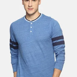 Steenbok Henley Neck Cotton Slim Fit T-shirt-picture-47