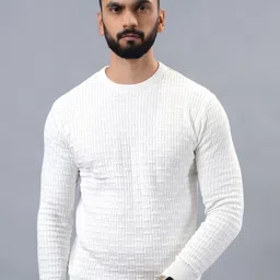 JADE BLUE Men Monochrome Pure Cotton Pockets Slim Fit T-shirt-picture-35
