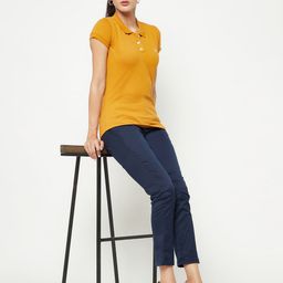 Crimsoune Club Polo Collar Slim Fit T-shirt-image-51