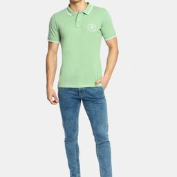 SQUIREHOOD Polo Collar Cotton Slim Fit T-shirt-image-69