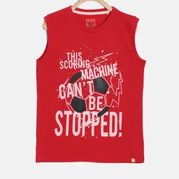 DIXCY SCOTT Boys Typography Printed Slim Fit Cotton T-shirt-image-13