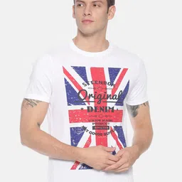 Steenbok People And Places Printed Slim Fit Pure Cotton Casual T-shirt-image-74