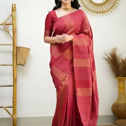 Sidhidata Embellished Zari Silk Blend Designer Banarasi Saree-picture-45